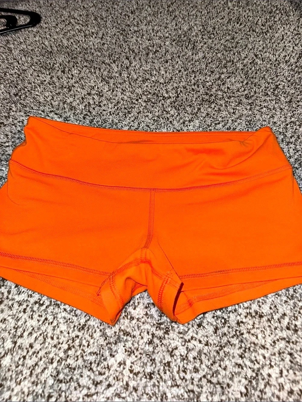 Fleo Orange Athletic Shorts Medium